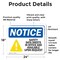 Signmission 18 in Height, 24 in Width, Vinyl Decal, Rectangle OS-2PACK-NS-D-1824-L-18141 - alternate 2